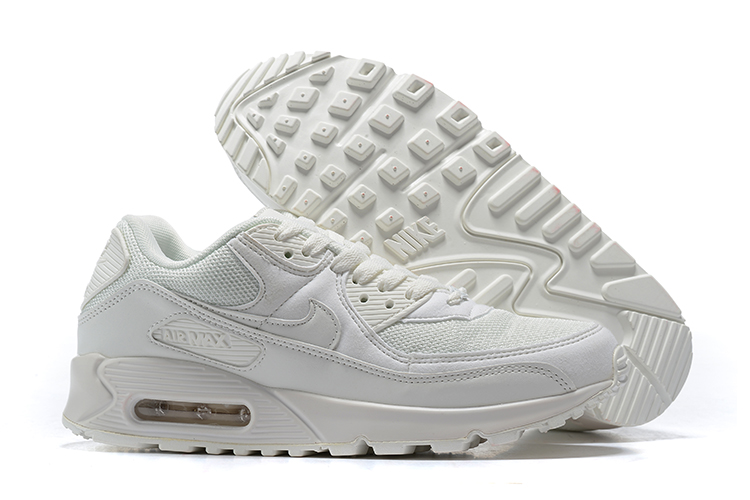 Men's Running weapon Air Max 90 Shoes White 018